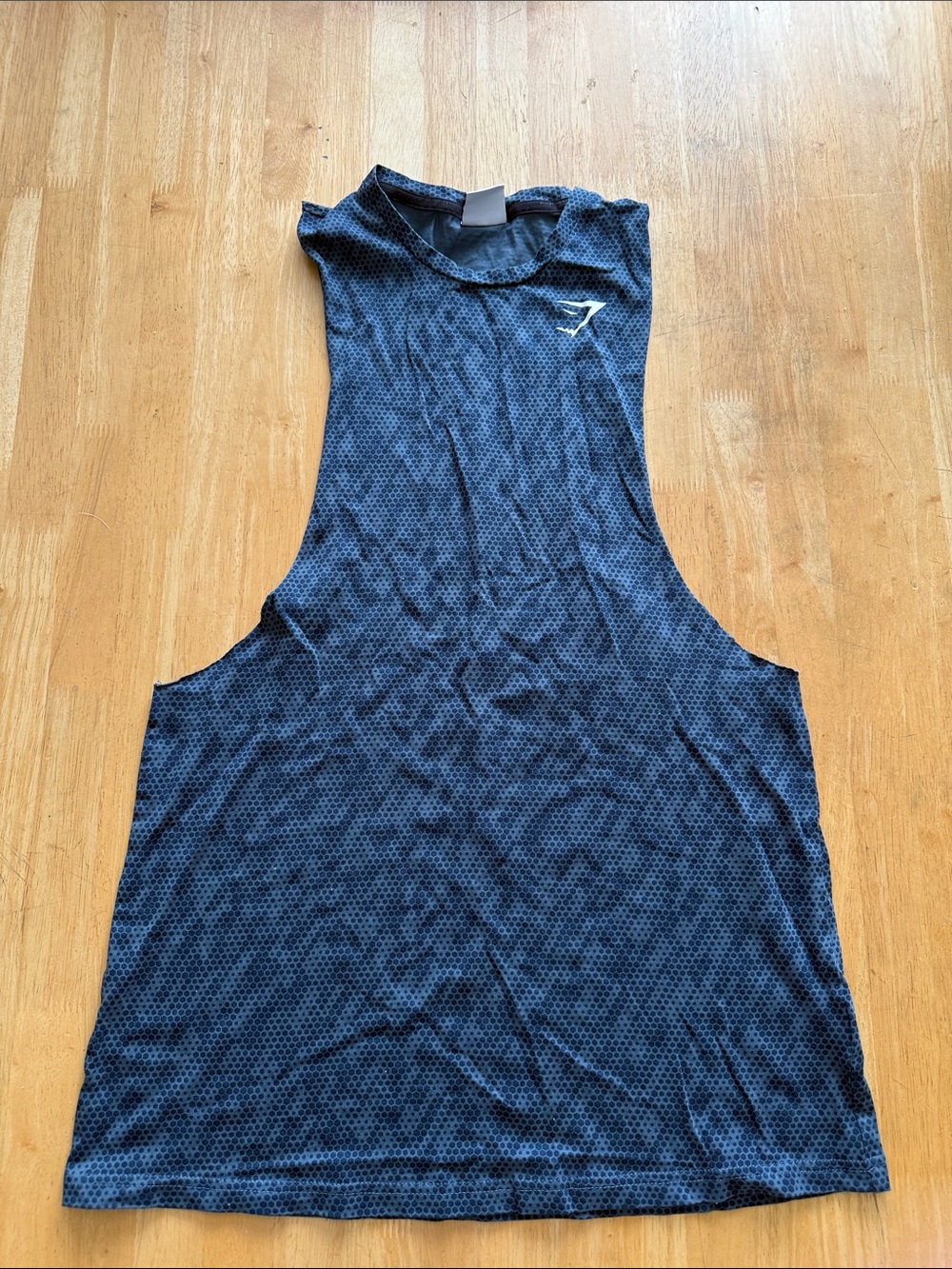 Gymshark Men’s Blue Drop Arm Tank